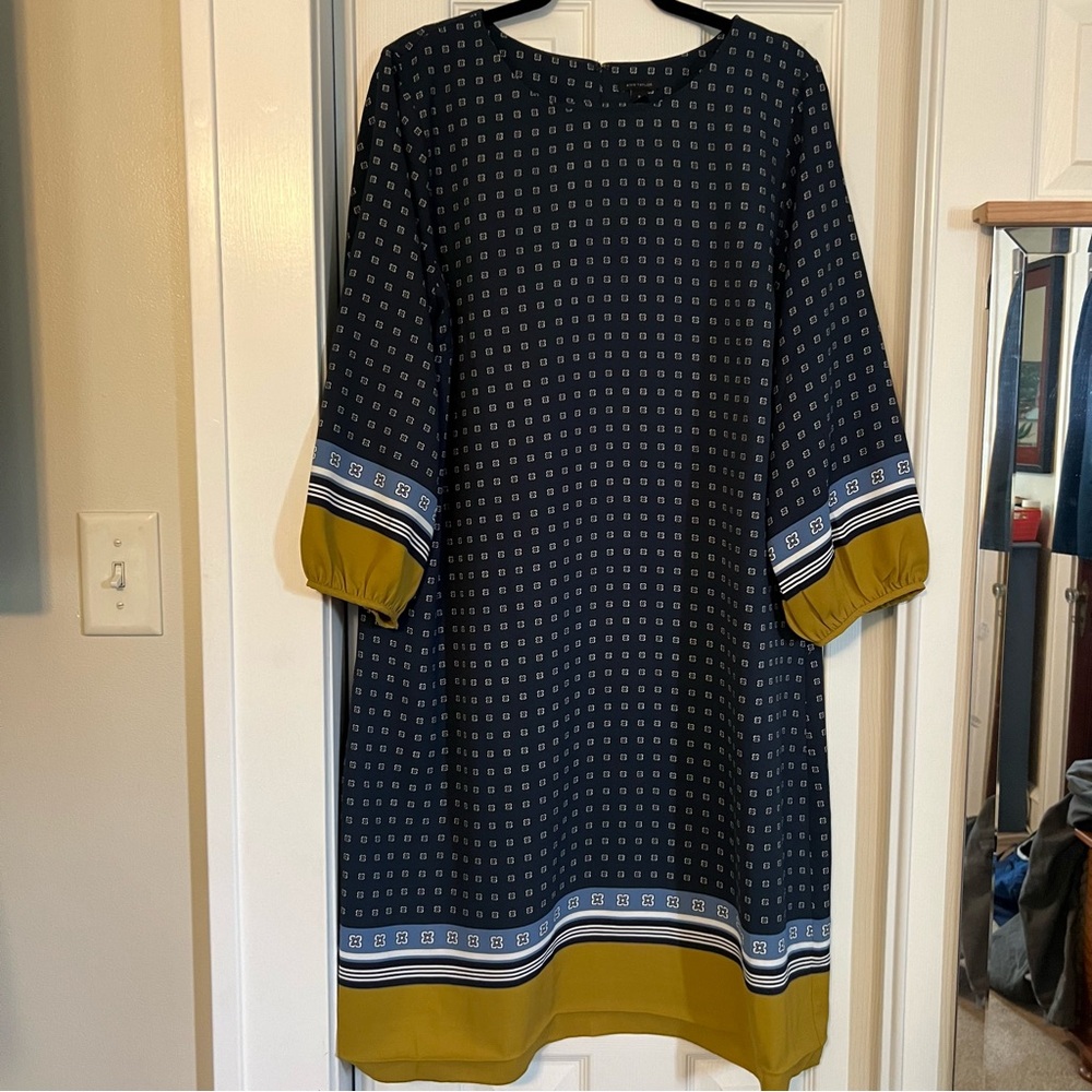 Ann Taylor Printed Shift Dress